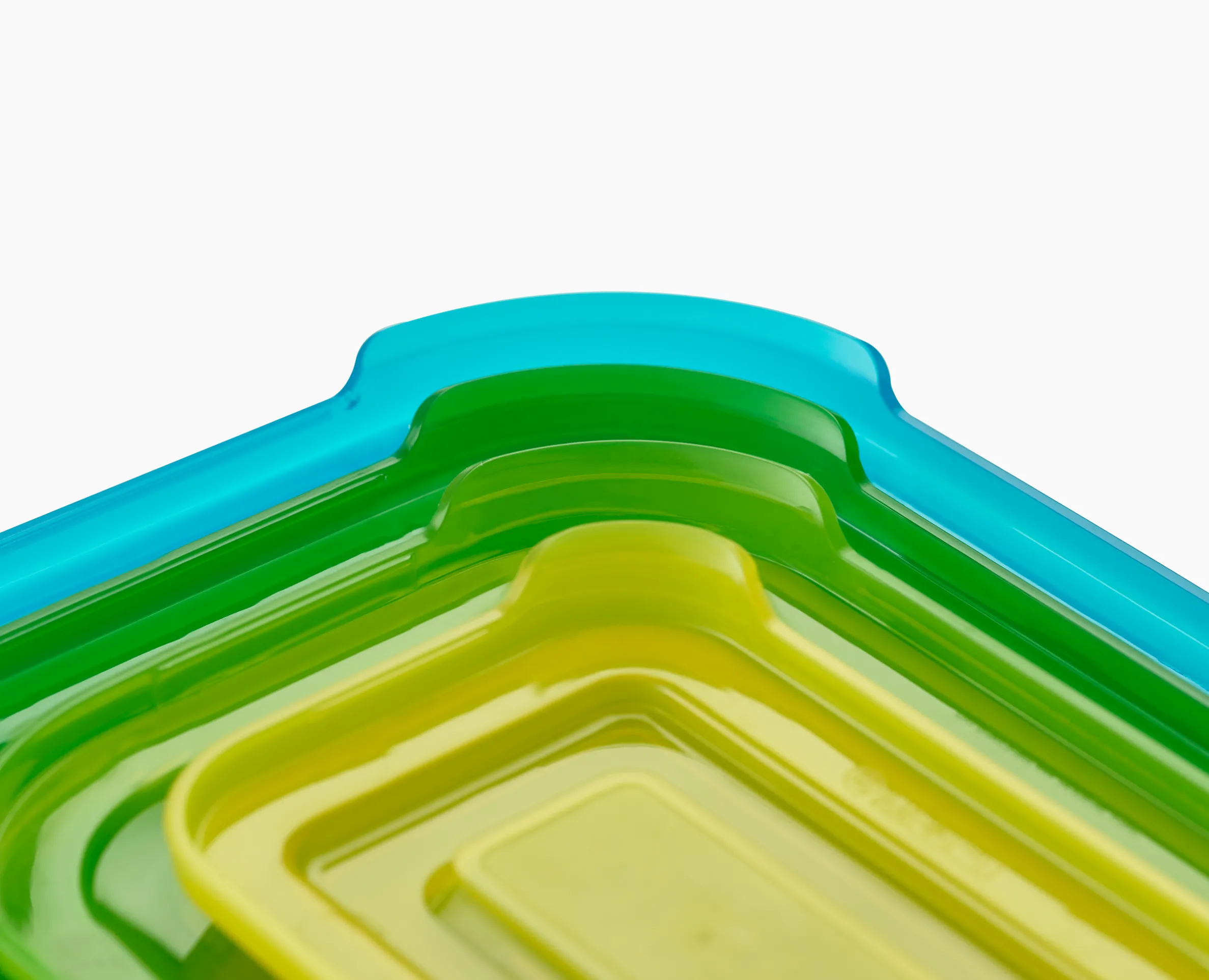 Set de 4 Boites de Conservation en Verre Nest™ Glass