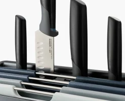 Set de 4 Couteaux et 4 Planches à Découper Gris Folio™ Plus