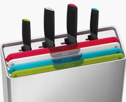Set de 4 Couteaux et 4 Planches à Découper Multicolore Folio™ Icon Plus