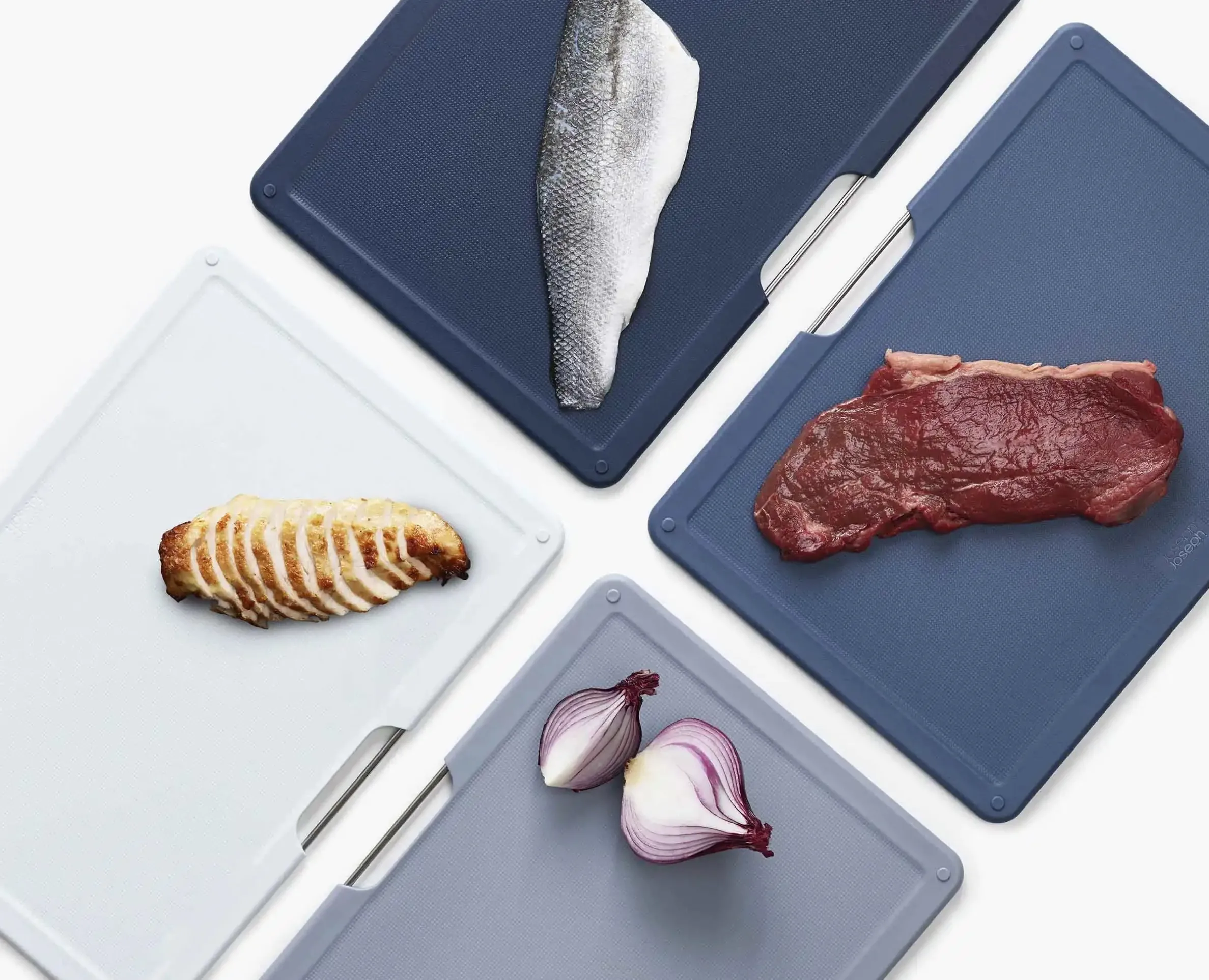 Set de 4 Grandes Planches à Découper Gris Folio™ Grand