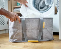 Set de 2 paniers à linge avec Tota 60L et Hold-All 35L Gris