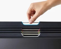 Set de 4 Planches à Découper avec Étui Inox Noir Folio™