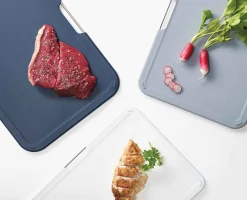 Set de 3 Planches à Découper avec Support et Étui Gris Nest™ Boards