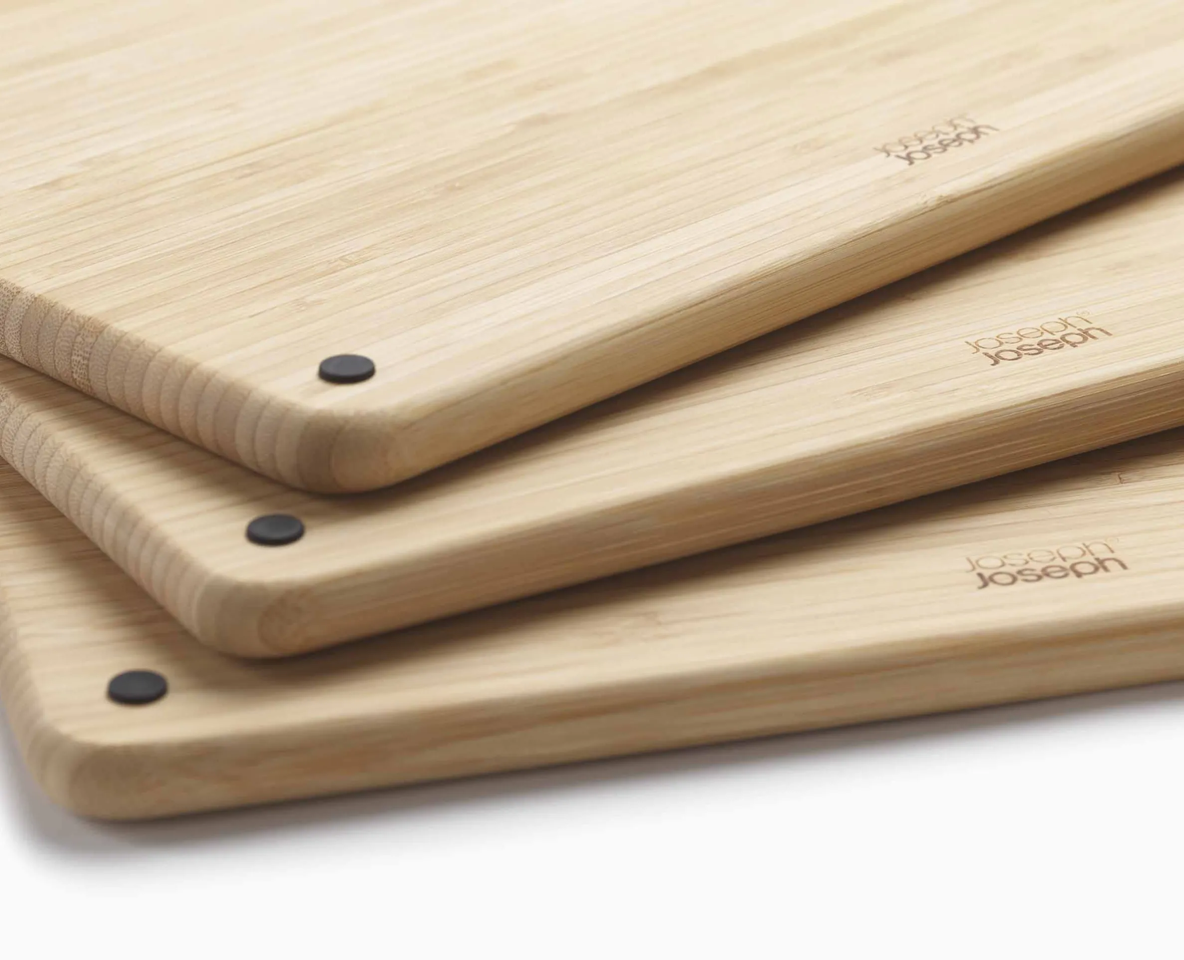 Set de 3 Planches à Découper en Bambou et Inox Folio™