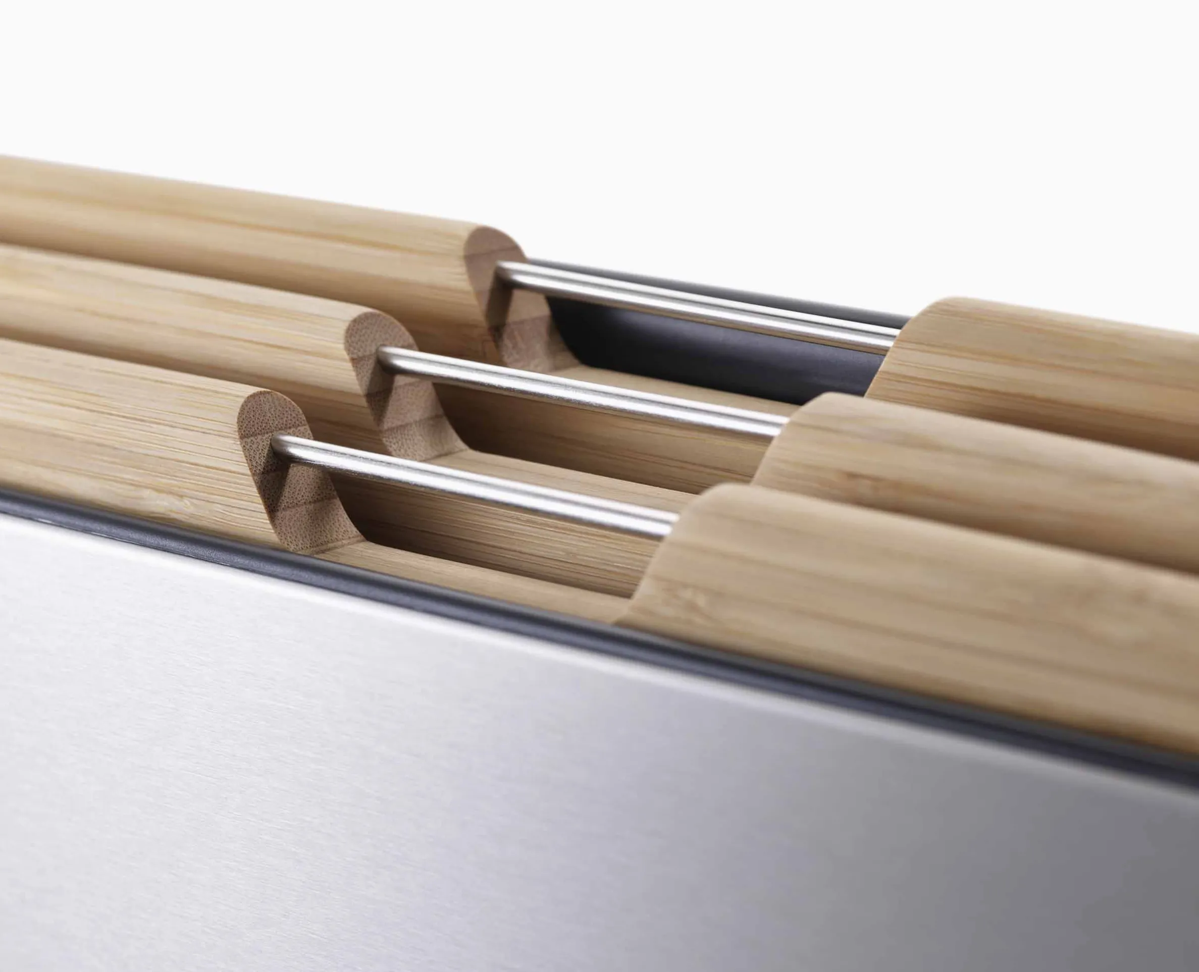 Set de 3 Planches à Découper en Bambou et Inox Folio™