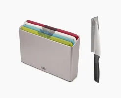 Set de 4 Planches à Découper Folio™ Icon avec Couteau de Chef