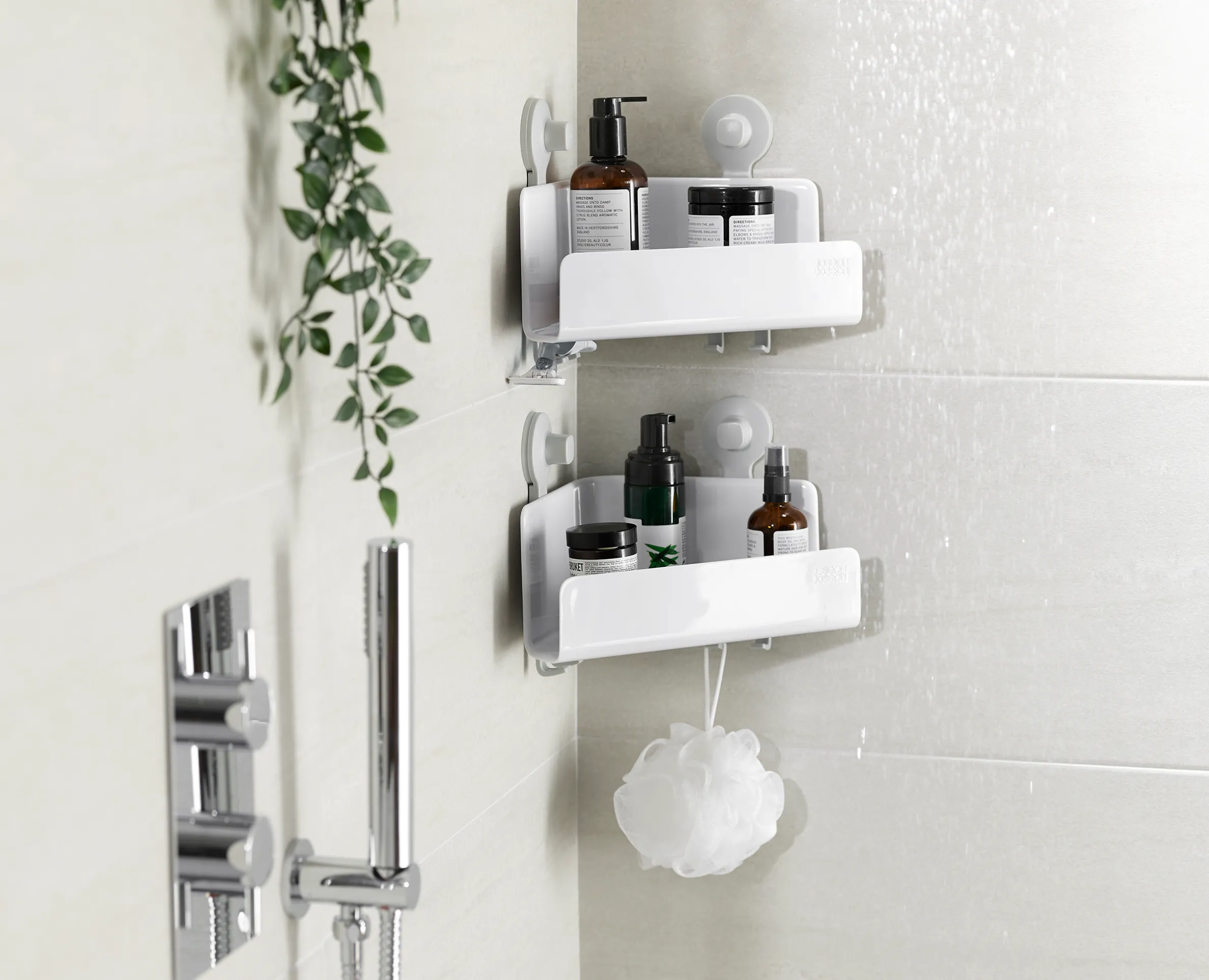Set de 2 Étagères d'Angle de Douche EasyStore™