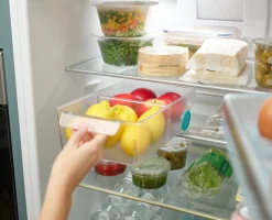 Set De 2 Tiroirs Sous-Étagère Transparents Et Bac De Rangement Fridgestore™