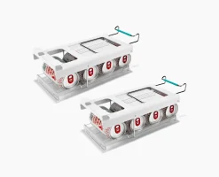 Set de deux Porte-Canettes Sous Étagère Fridgestore™