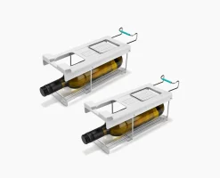 Set de deux Range-Bouteilles de Vin Sous Étagère Fridgestore™