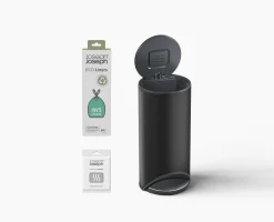 Set De Démarrage Arc™ 30L Pour Poubelle À Pédale Noire Mate, Ouverture Facile