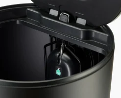 Set De Démarrage Arc™ 30L Pour Poubelle À Pédale Noire Mate, Ouverture Facile