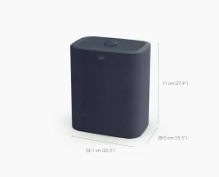 Set de Paniers à Linge 90L Tota et Panier Pliable 35L Hold-All™ Noir