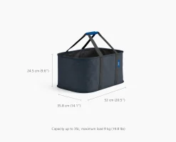 Set de Paniers à Linge 90L Tota Trio et Panier Pliable 35L Hold-All™ Noir