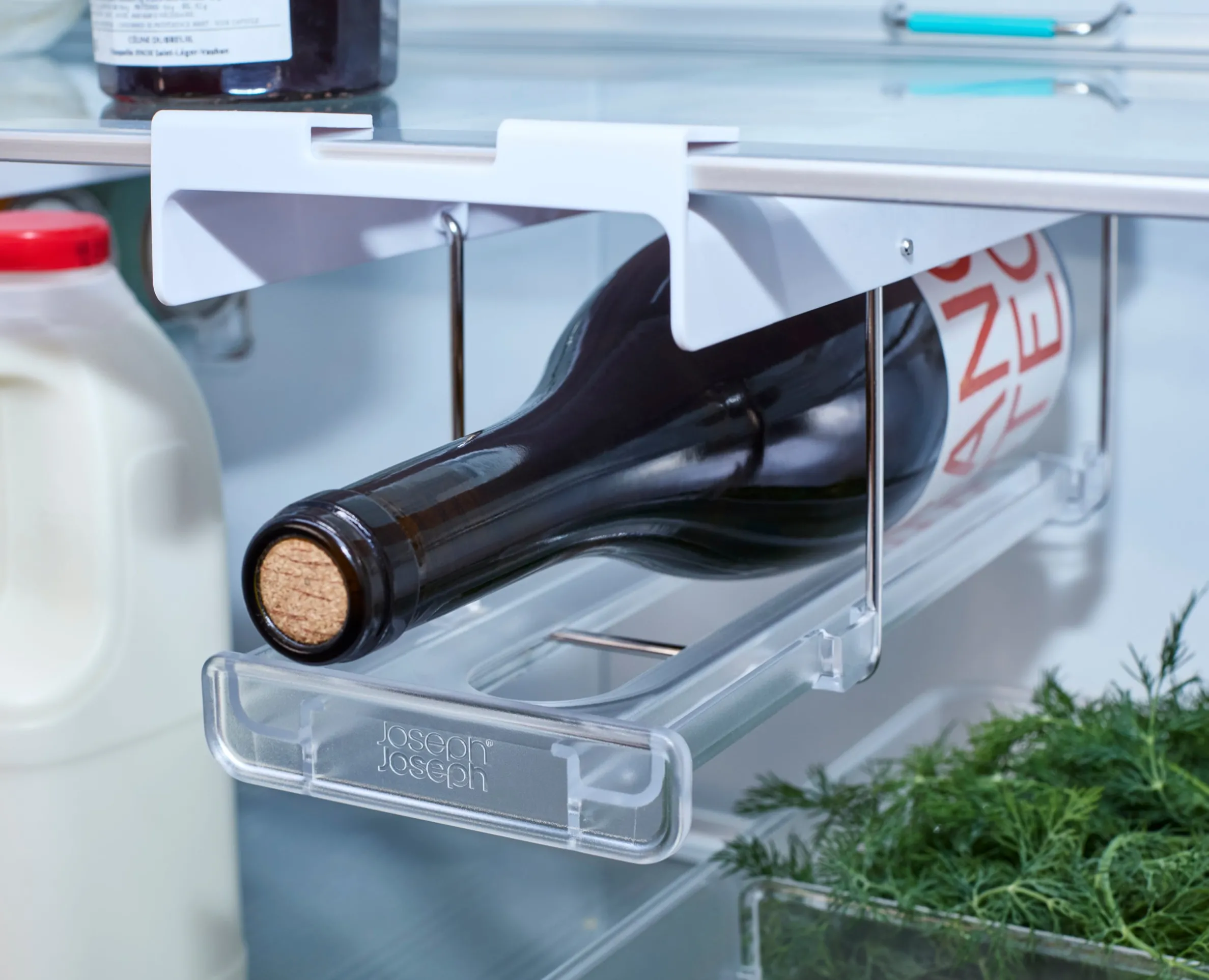 Set de Range-Bouteilles de Vin et de Canettes Sous Étagère Fridgestore™