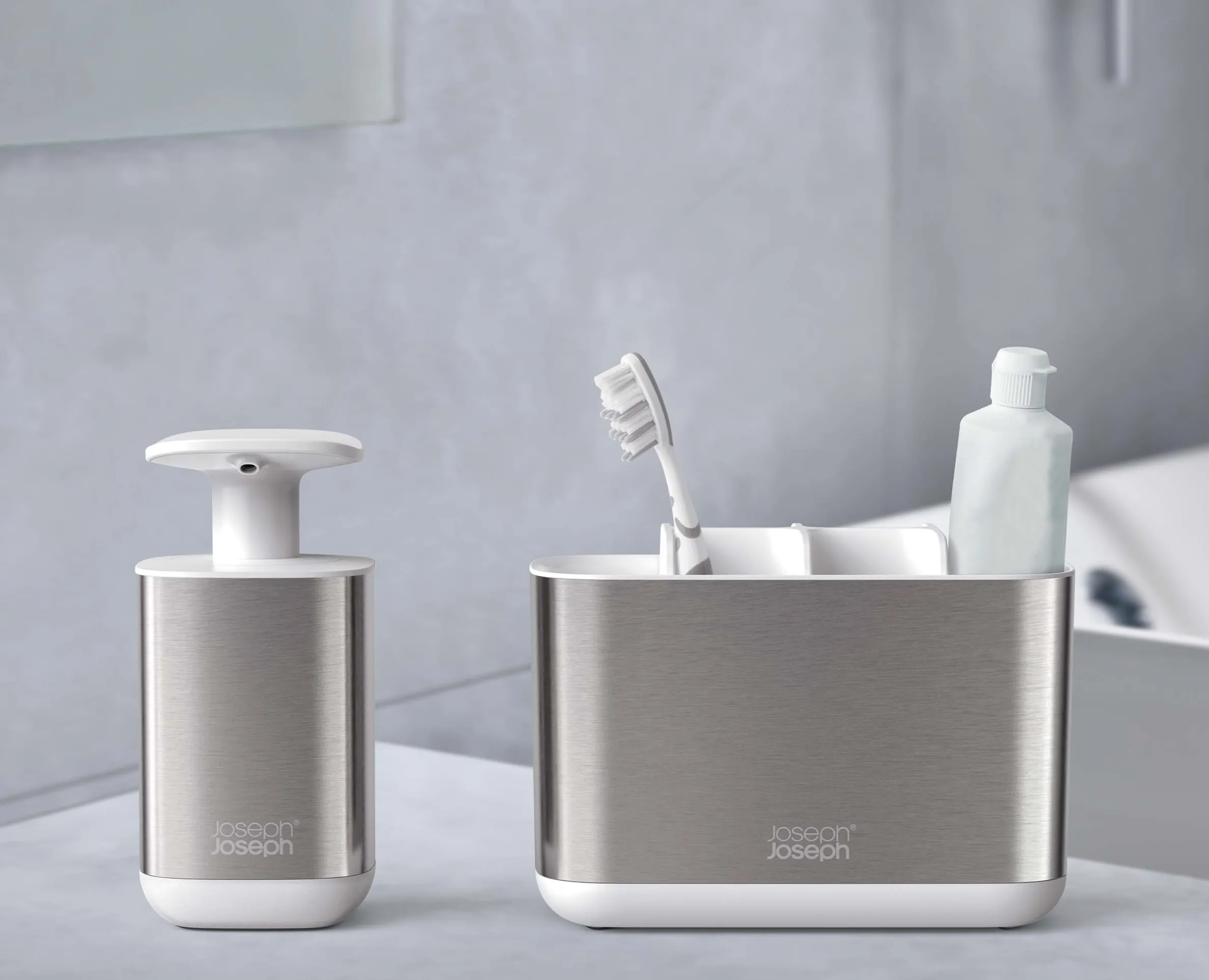 Set de Salle de Bain Inox 2 Pièces