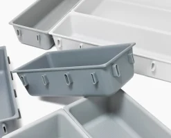 Set d'Organisateurs de Tiroir Modulaires de 10 pièces Pierre Foncé Blox™