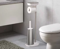 Set Porte Papier-Toilette Et Brosse WC EasyStore™ Plus