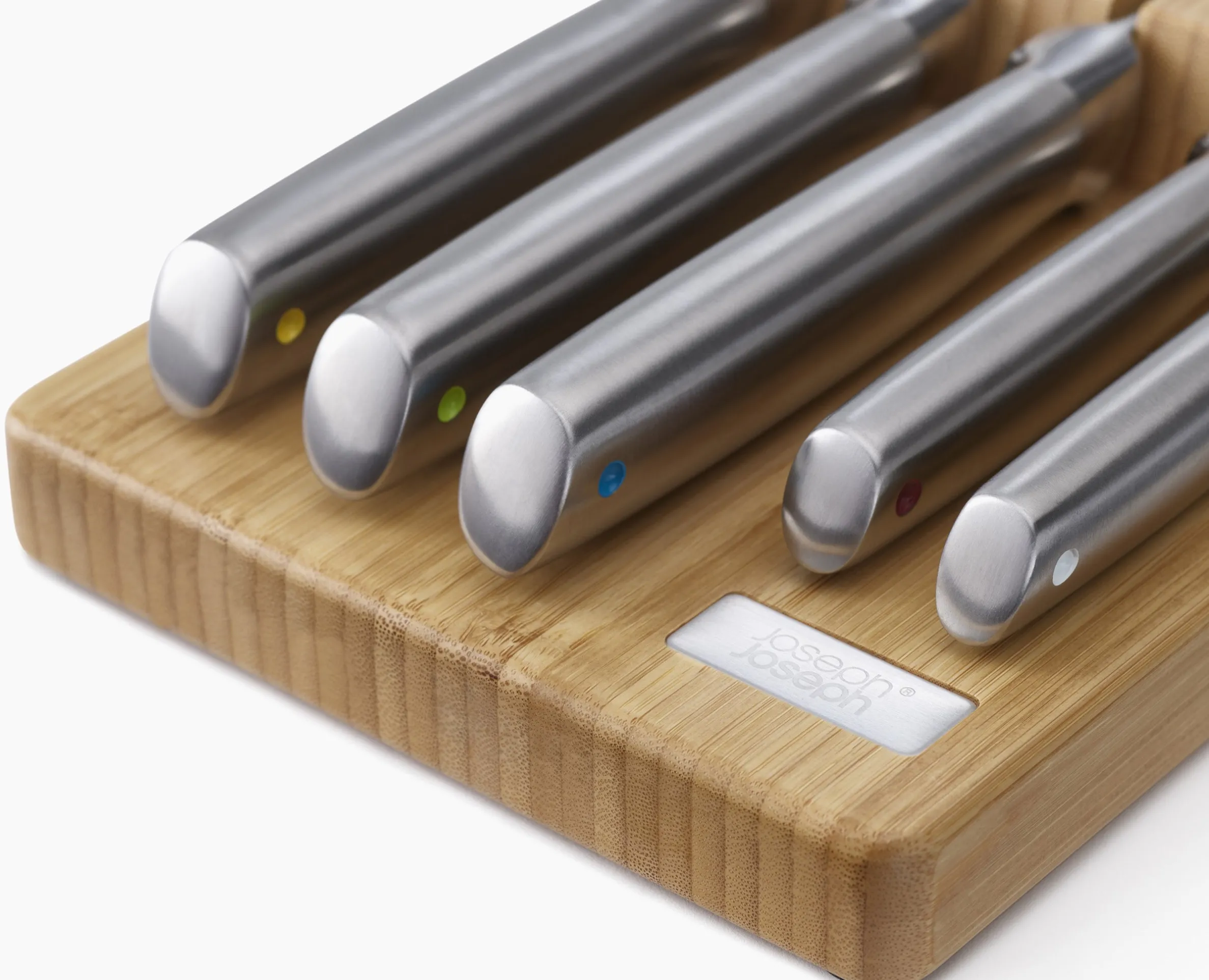 Socle en bambou Elevate™ pour couteaux en acier