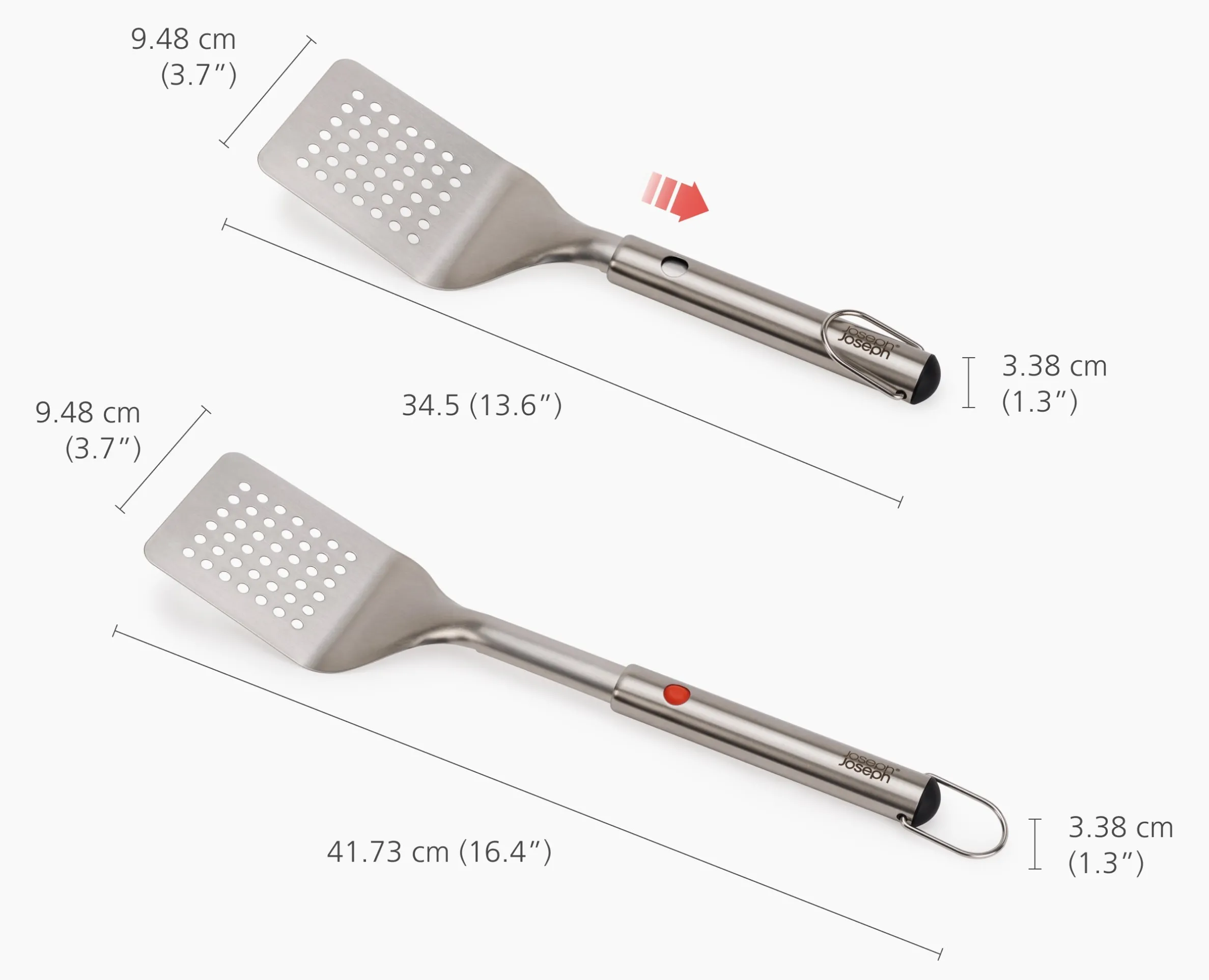 Spatule de Barbecue Rétractable en Inox GrillOut™