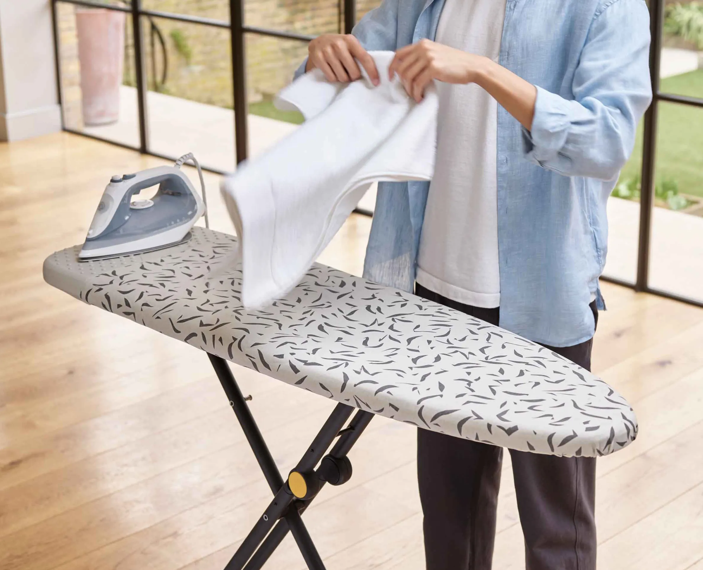 Table à Repasser Écru 130cm Glide Plus